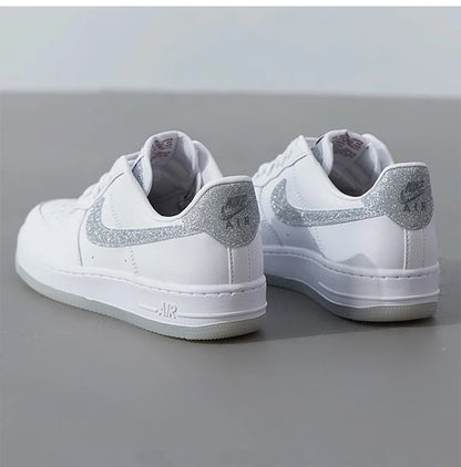 Ténis casuais minimalistas clássicos para mulher, novos e genuínos da Nike, modelo HQ3461-191