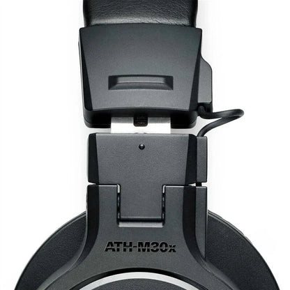 Casque audio professionnel Audio Technica ATH M30x, casque filaire supra-auriculaire pour enregistrement et mixage en studio