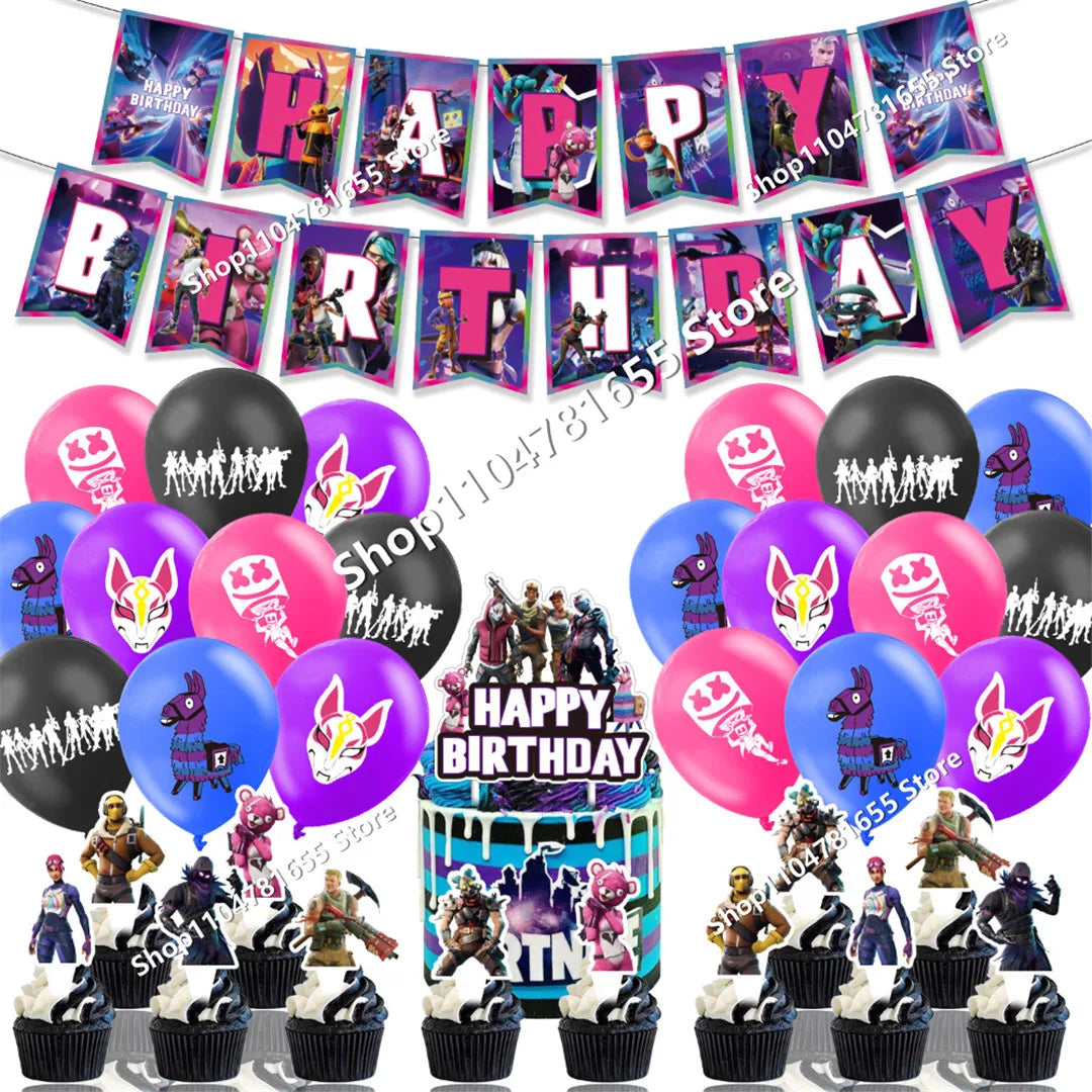 Fortnite Anime Games Figure Model PVC Dolls 8pcs/set Figure Toys Trooper Figurine Anime Collection Kids Fans Birthday Xmas Gifts