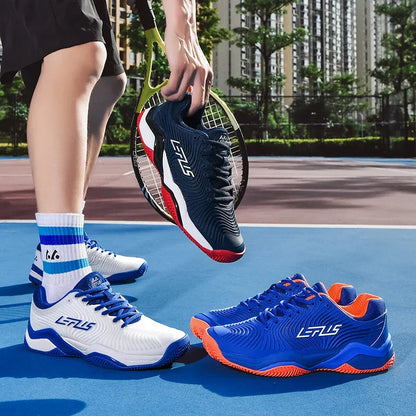 Paar ademende tafeltennisschoenen, sportschoenen, volleybalschoenen voor heren en dames, merk: Professional, badmintonsneakers