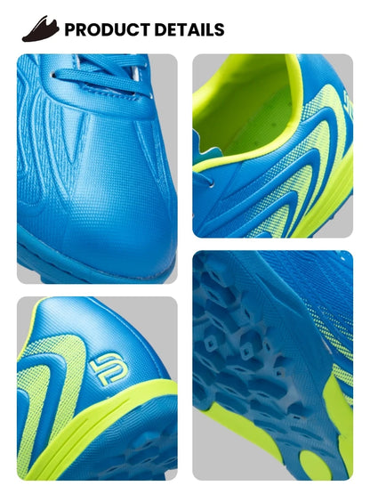 Baasploa Men's Professional Soccer Shoes Outdoor Anti-Slip Training Sport Shoes Male Light Leather Football Boots Chuteira Campo