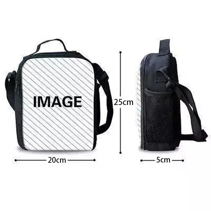 New Game FortniteS Child Insulated Large Capacity Bag for Boy and Girl Student Outdoor Picnic Resuable Thermal Cooler Lunch Box