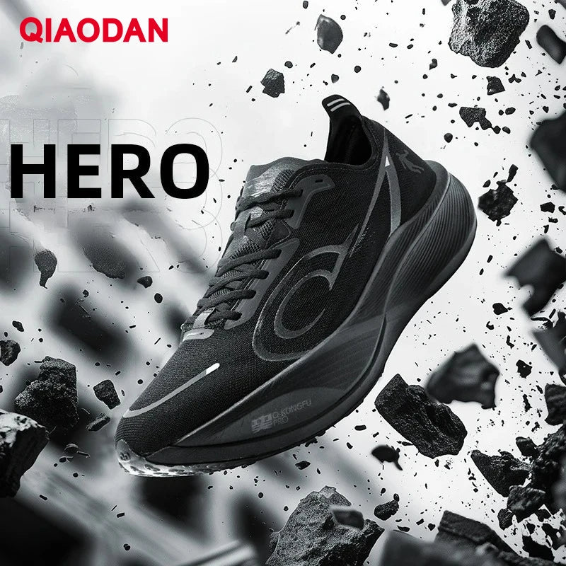 QIAODAN Feiying PB3 Enhanced Edition Professional Marathon Carbon Plate Running Shoes 2025 Men's Sneakers QDB023251299T