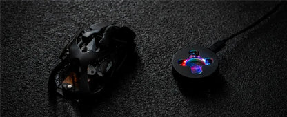 Ratón gaming inalámbrico Angry Miao Infinity de metal ultraligero hueco, intercambiable en caliente, PAW3950, doble 8K, con cable y trimodo