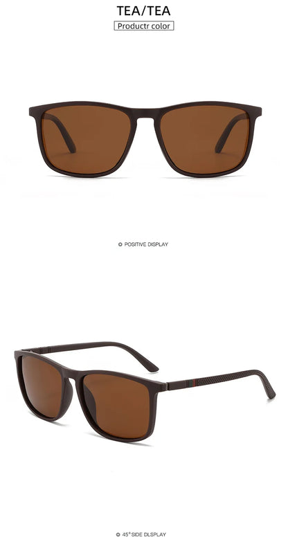 New Luxury Brand Polarized Sunglasses Men Square Frame Classic Women Glasses Driving Fishing Eyewear Gafas De Sol Hombre
