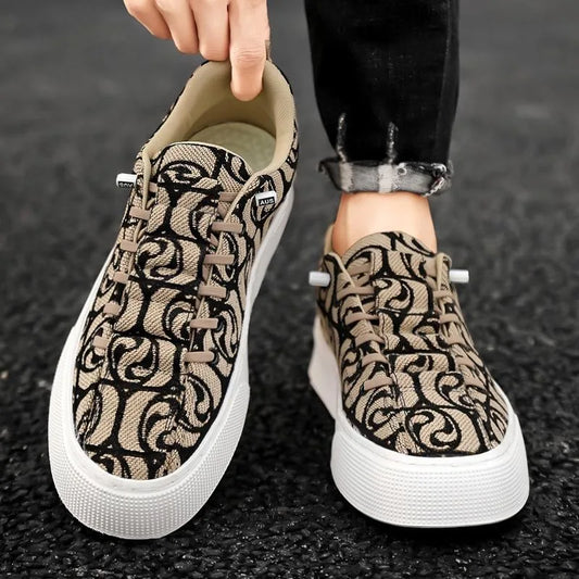 Sapatilhas de designer pretas para homem, para corrida e caminhada, em lona respirável, tendência verão 2024, sapatilhas de luxo para homem