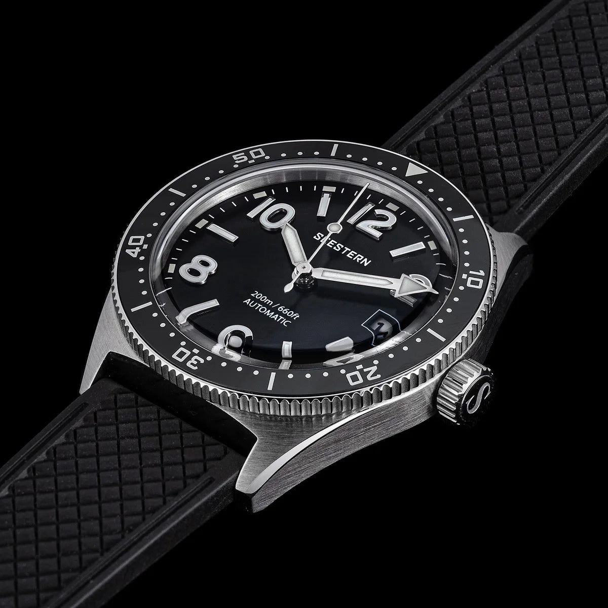 Sugess Diving Watch for Men Automatic Mechanical Wristwatches 20ATM Waterproof Sapphire NH35A Movement BGW9 Luminous New S434-2