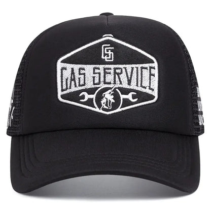 New Letter Embroidery Baseball Hats New Unisex Hip Hop Breathable Personal Sunshade Mesh Versatile Street Fashion Trucker Caps