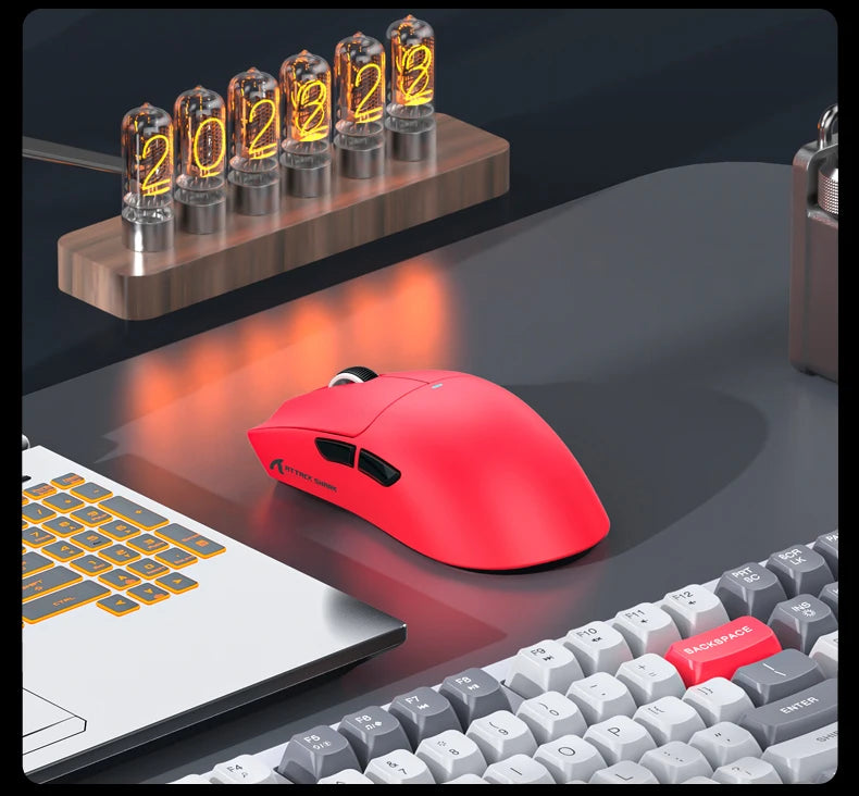 ATTACK SHARK X11SE Wireless Gaming Mouse Tri-Mode, 63g Superlight Gaming Mouse with PAW3311 Sensor, 22000 DPI, Bluetooth 5.2, 2.4G Wireless & Wired RGB Gaming Mouse