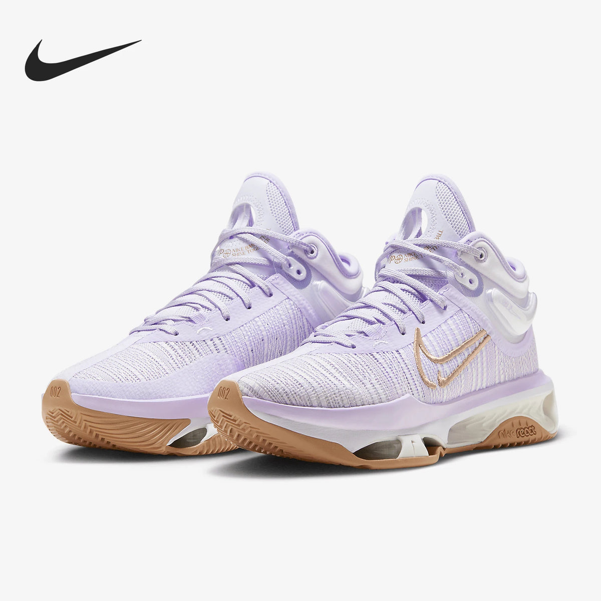 Ténis de basquetebol Nike genuínos para homem, com amortecimento e respirabilidade, de cano médio, modelo DJ9432-500