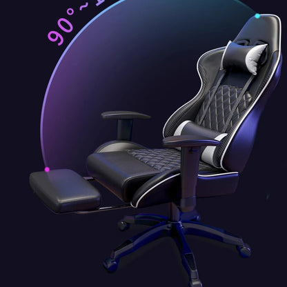 Ergonomic Swivel Gaming Chair Comfortable Office Computer Chair with Armrests, Modern Executive Desk Chair for Home, Work & Gaming