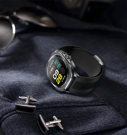 2026 New Health Track Smartwatch Air Pump Airbag True Blood Pressure Health Measure Smart Watch for Men and Women Blood Oxygen BT Call