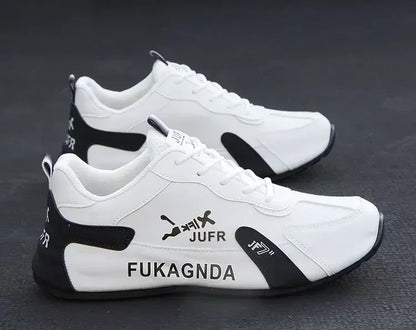 Pánské voděodolné tenisky z PU kůže, ležérní sportovní obuv, lehké, prodyšné, ploché, protiskluzové tenisky, Zapatillas Hombre
