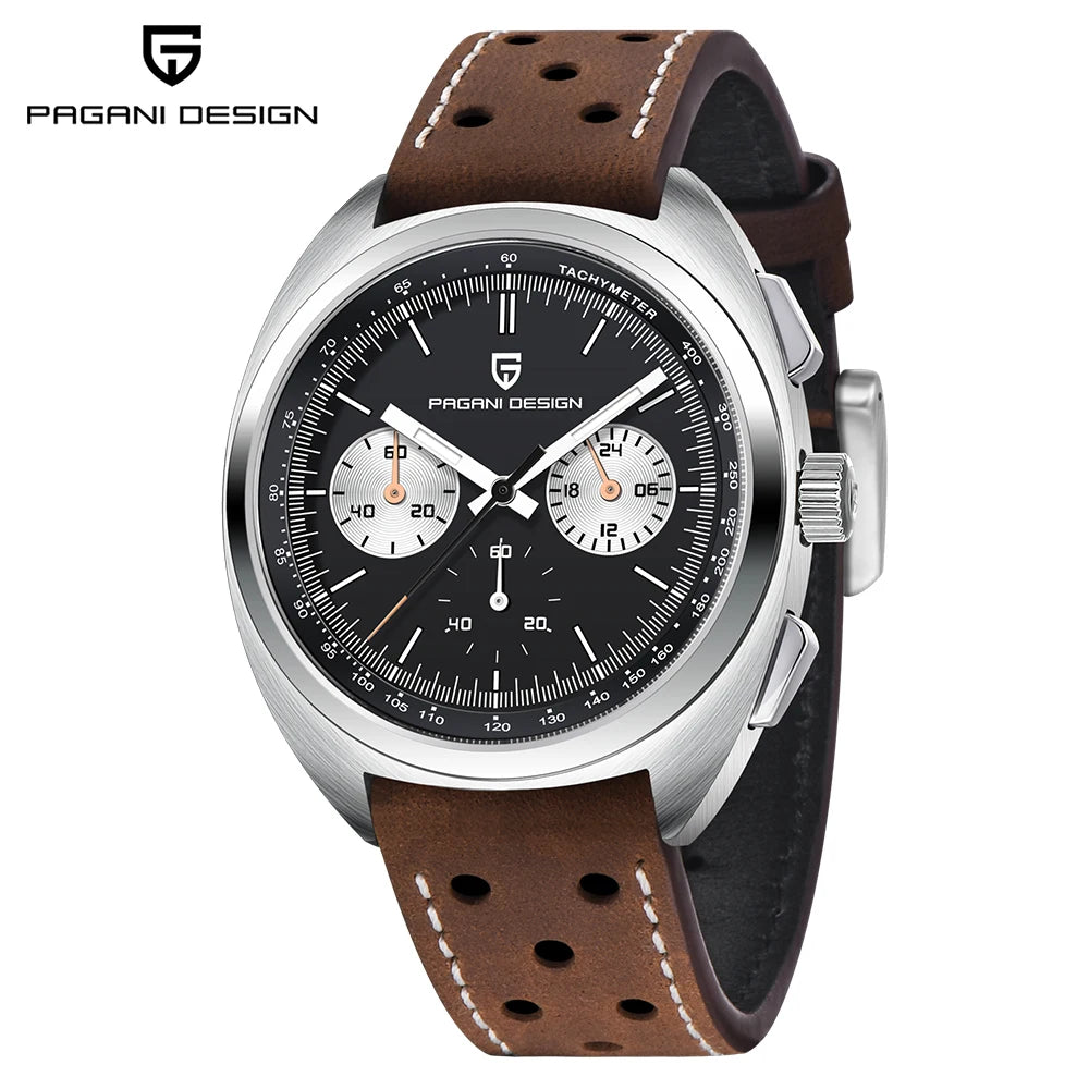 PAGANI DESIGN 2026 NEW Turtle Back Chronograph 1782 Watch for Man Fashion Men's Quartz Watch Luminous relogios masculino