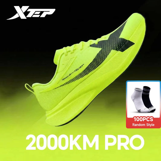 XTEP 2000km PRO Sapatilhas de Corrida para Homem 2026 Primavera Suavidade Durabilidade Estabilidade Conforto Leves Sapatilhas Desportivas Masculinas 874219110026