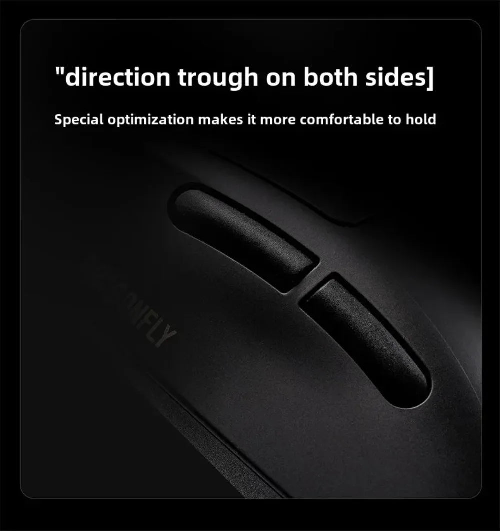 Rato Gaming Bluetooth Sem Fios ATK Dragonfly A9, Design Ergonómico, Resposta Rápida, PAW3950 Ultra, 800mAh, Leve, 8KHz, eSports
