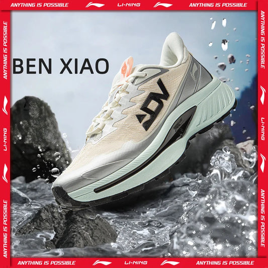 Sapatilhas de Trail Running Li-Ning BEN XIAO para Mulher LN DWR Repelentes à Água, Respiráveis, com Suporte e Estabilidade, Sapatilhas de Montanha LiNing ARNV016