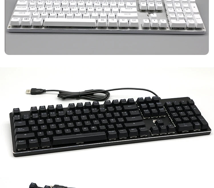104 Teclas Keycaps Retroiluminadas Coreano Francês Russo Espanhol Alemão para Teclado Mecânico com Switch MX, Perfil OEM, Teclas ABS DIY