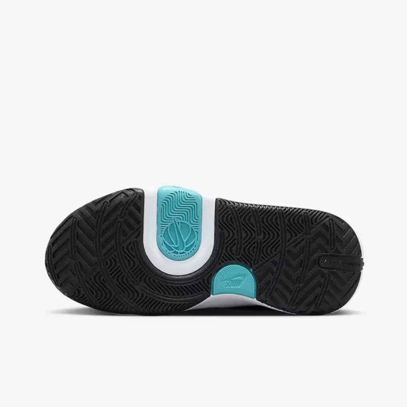 Scarpe da basket da donna Nike con ammortizzazione e suola integrale in gomma, pratiche, nuovo design con velcro, scarpe da basket mid-top resistenti all’usura e durevoli, Team Hustle D11 in colore accattivante per outdoor e tempo libero, Excell