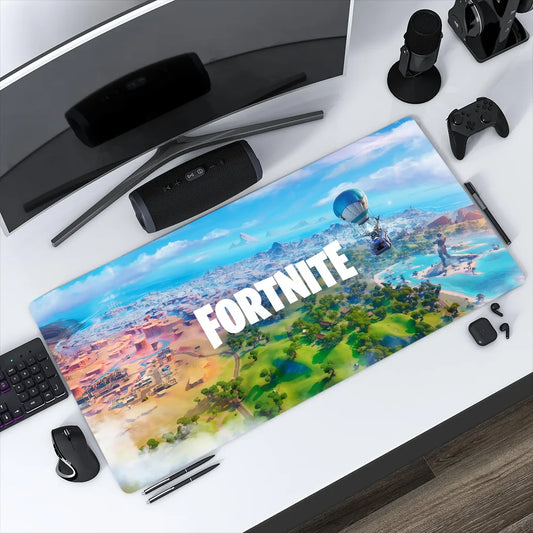 Mouse Pad Shooting Mouse Pad Non-slip Lock Edge Office Student F-FORTNITE Game Gaming Thickened Survival Large Writing Pad Cushion