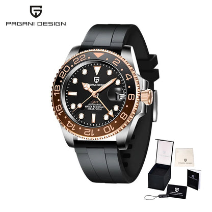 New PAGANI DESIGN Top Luxury Watch 8215 Sports Mechanical Automatic Watch Waterproof Stainless Steel Sapphire Watches for Man
