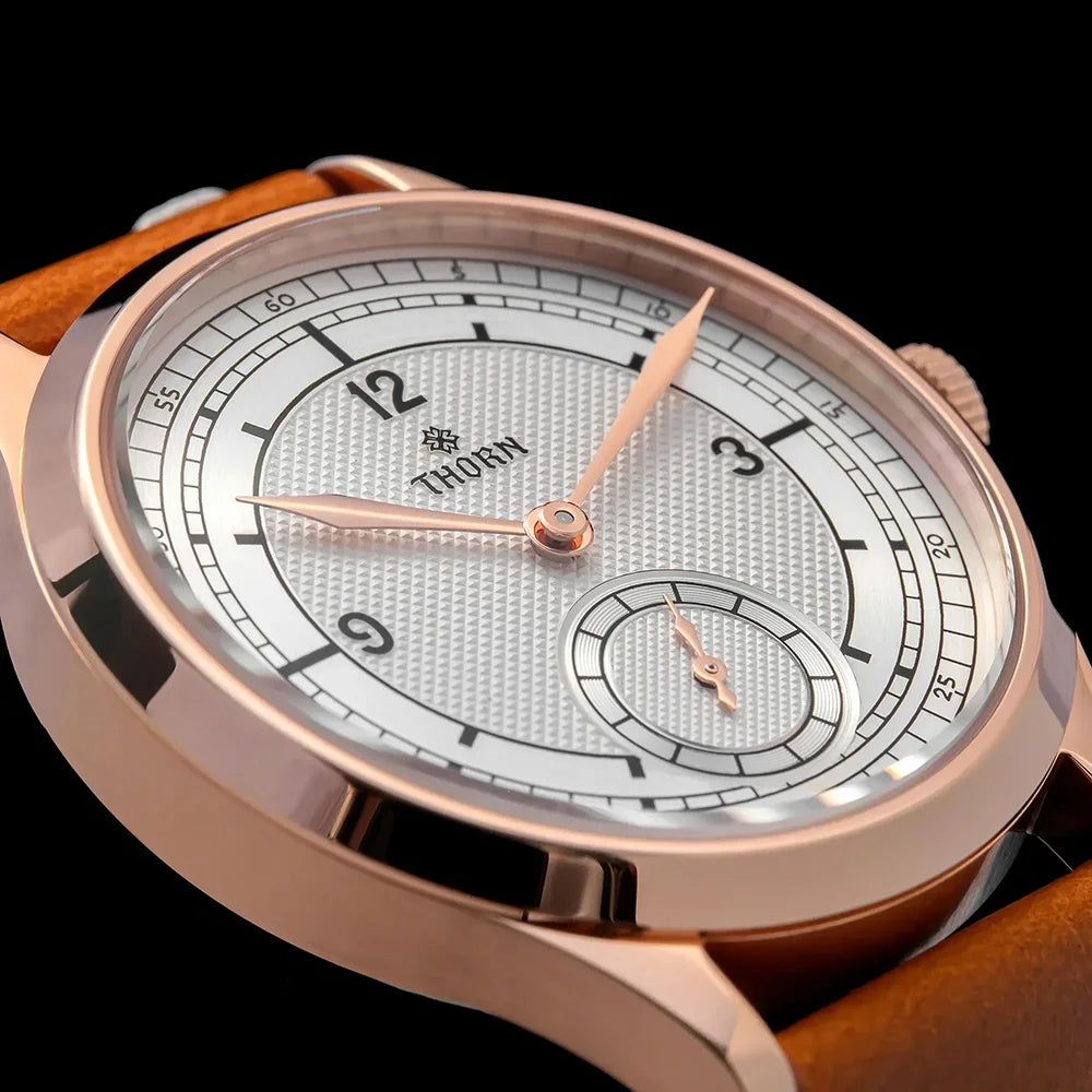Thorn T001 Quartz Watch Fashion Sapphire Waterproof Grilled Men Watch VD78 Movement 316L Stainless Steel Business Luxury Watch