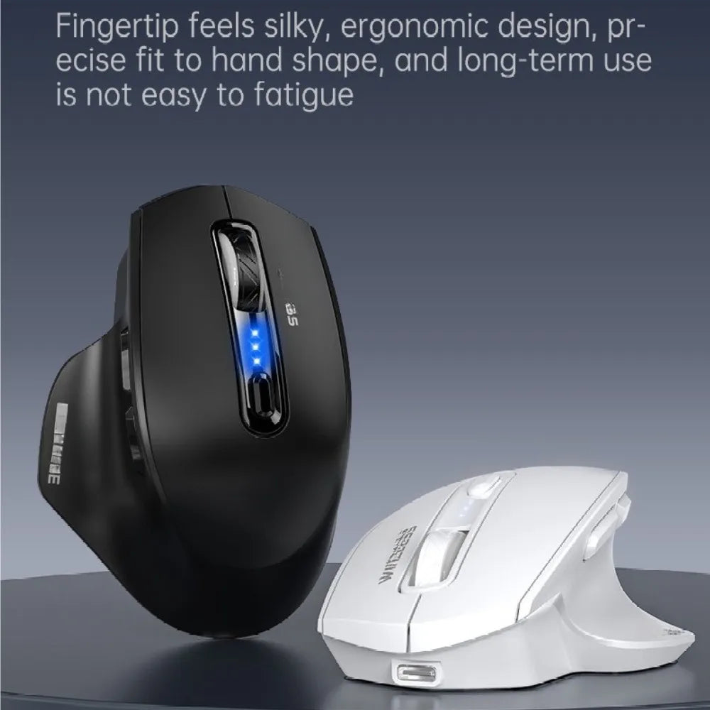 USB Wired Mouse RGB Backlight Silent Ergonomic Adjustable DPI for Desktop Laptop PC Office Gaming Home Daily Working Use