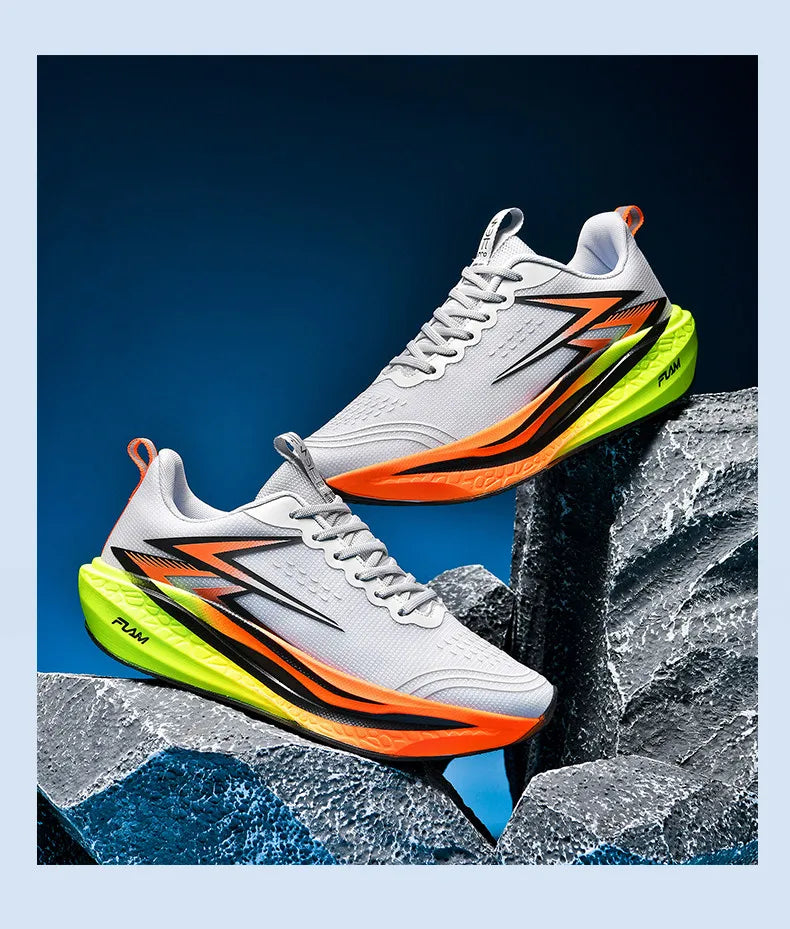 Sports Running Shoes Specialty Marathon Men Breathable Lightweight Carbon Board Women's Comfortable Athletic Nonskid Sneakers