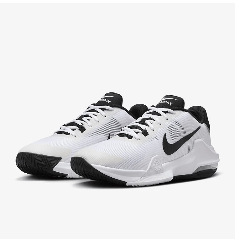 Scarpe da basket da uomo Nike genuine Impact 4 DM1124-103, pratiche, con ammortizzazione a cuscino d’aria