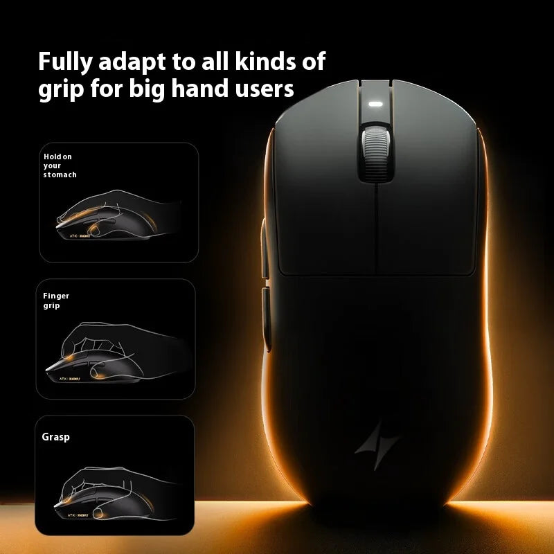 ATK A9 Ultra kabellose Gaming-Maus, Tri-Mode, 8K, 53g, leicht, A9/A9 SE/A9 Plus/A9 Pro Gaming-Maus, E-Sports-PC, personalisiertes Geschenk