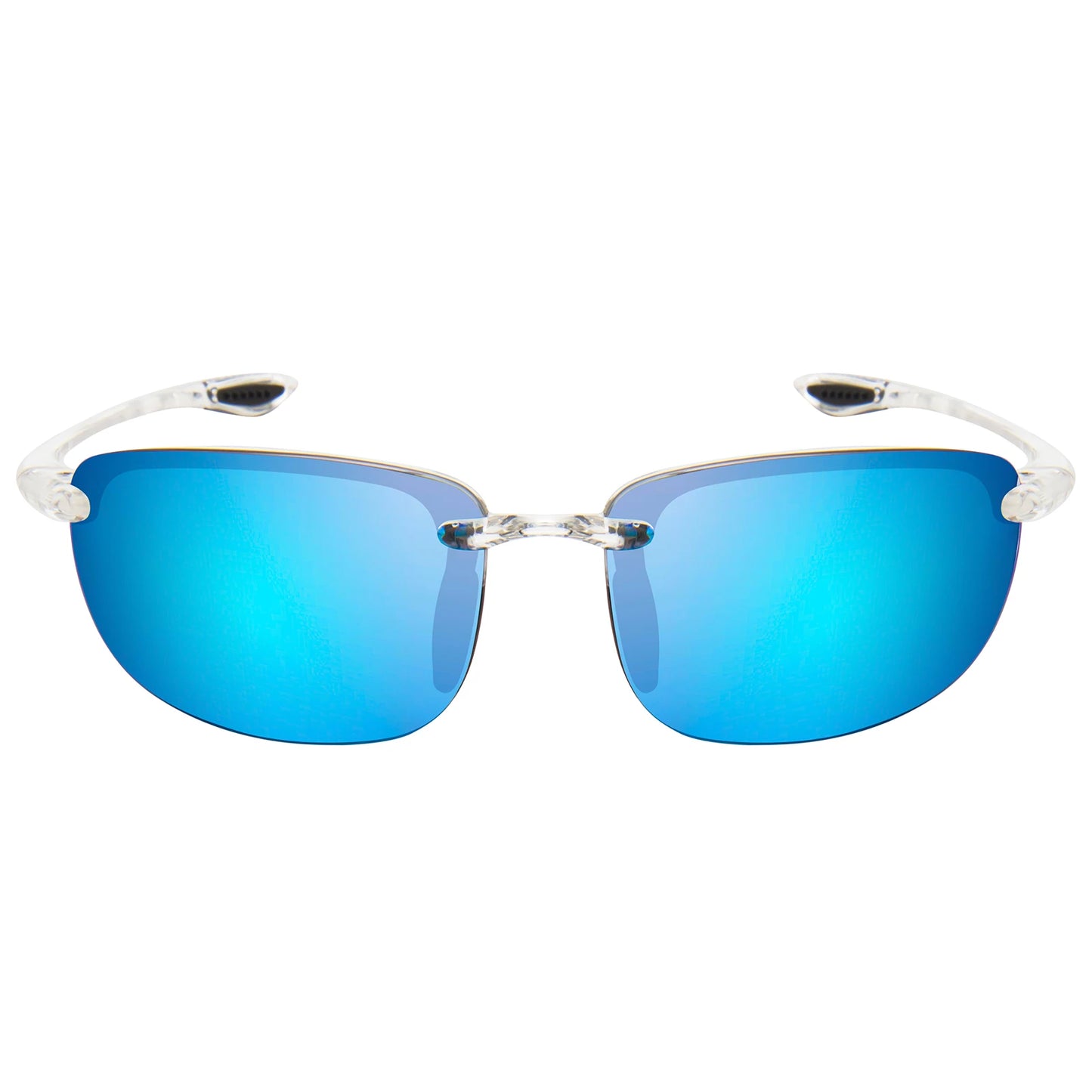 JULI Sports Sunglasses for Men Women TR90 Rimless Frame UV400 Protection for Cycling Running Fishing Baseball Driving 8001
