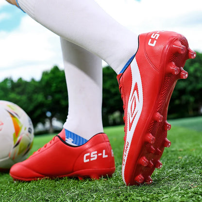 New Men’s Football Boots Grass Cleats Soccer Shoes Match Adult Indoor Ultralight Non-Slip Boys Futsal Sport Turf Comfortable