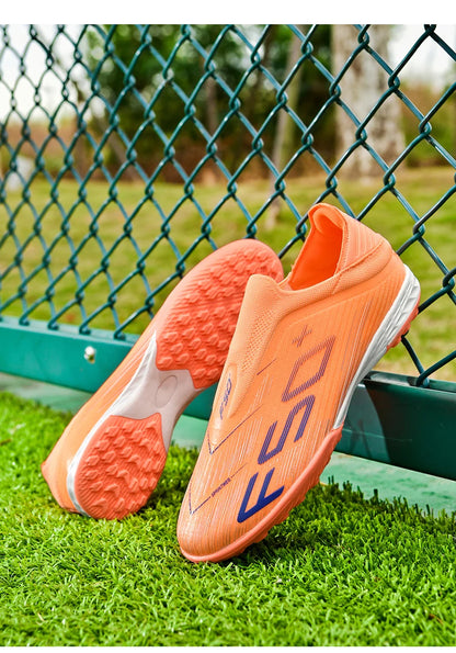 Męskie trampki z kolcami do trawy – wysokiej jakości buty piłkarskie do futsalu i piłki nożnej, antypoślizgowe, do użytku w pomieszczeniach, bestsellerowe, z wysoką cholewką, do użytku na zewnątrz