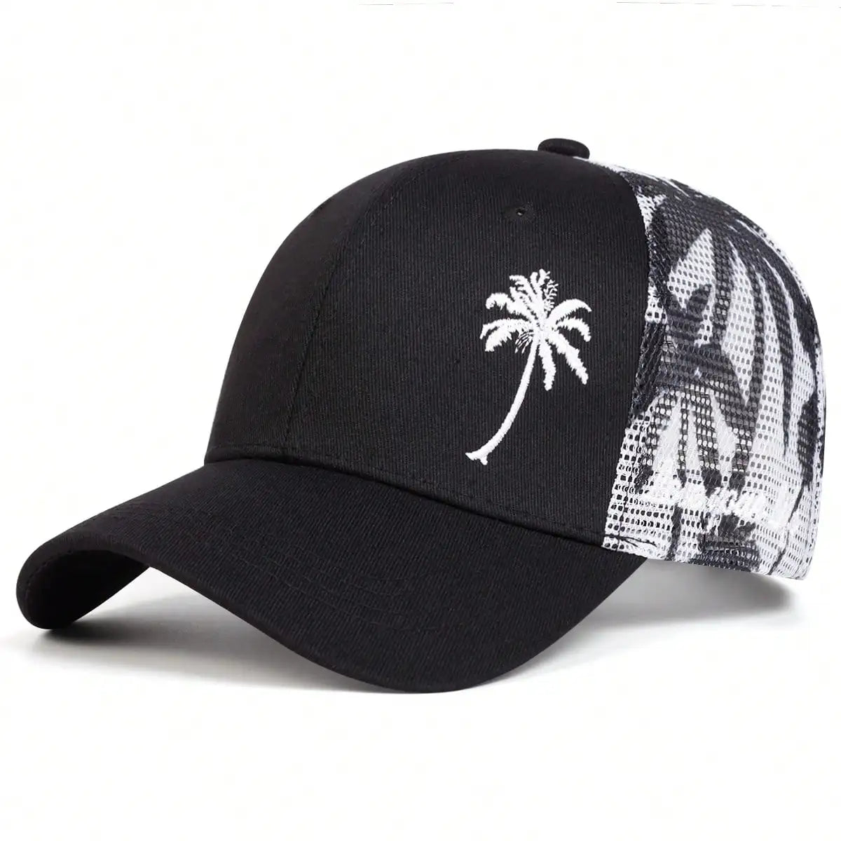 Men's Sun Protection Casual Mesh Cap Coconut Tree Truck Driver Hat gorras de béisbol moto gp baseball caps for men