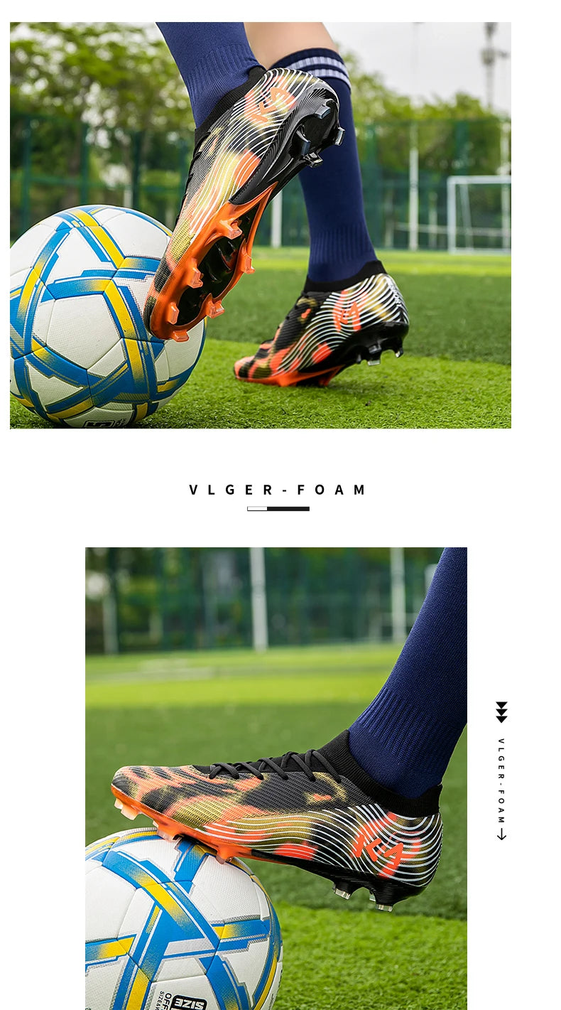 Scarpe da calcio professionali da uomo, resistenti e confortevoli, per allenamento, ultraleggere, di alta qualità, per partita