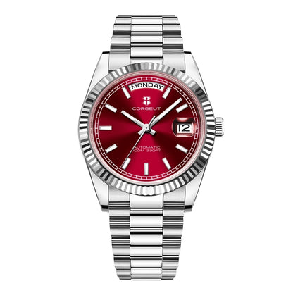 Orologio da uomo Corgeut Luxury 36MM ST1644 automatico meccanico con zaffiro, Relógio Masculino 10BAR, day, swim e dress watch