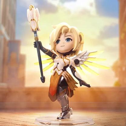 POP MART Overwatch Play of The Game Series Original Blind Box Surprise Mystery Box Cute Anime Action Figure Ornaments Figurines