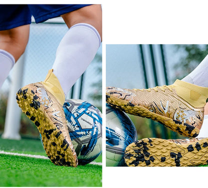 Novas Chuteiras de Futebol Profissionais para Homem, Antiderrapantes, Unissexo, Respiráveis, para Futsal e Desporto, Ultraleves, Drop Shipping
