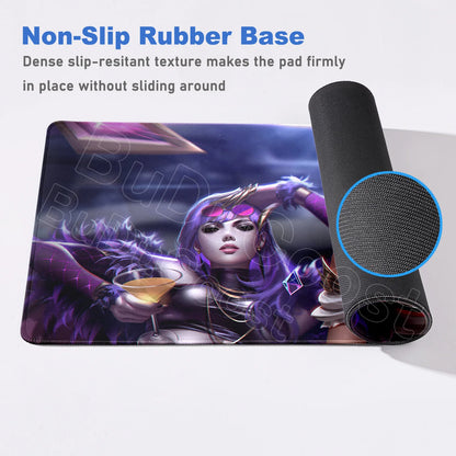 Overwatch Gaming Anime Girl Large XXL Mouse Pad HD Printing Computer Keyboard Mats Laptop Office Rubber Soft Desk Rug 900x400 mm