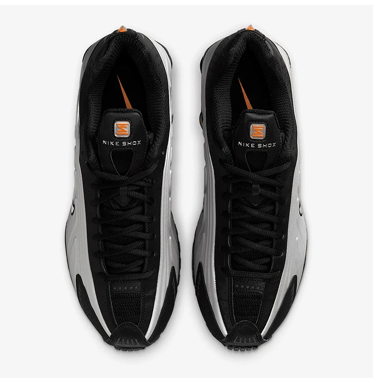 Offizielle authentische Nike SHOX R4 Herren-Laufschuhe, gedämpft, verschleißfest, Low-Top, HQ1988-003