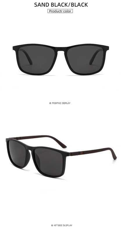 New Luxury Brand Polarized Sunglasses Men Square Frame Classic Women Glasses Driving Fishing Eyewear Gafas De Sol Hombre