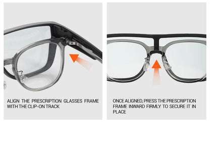 Kapvoe Fitover Sunglasses Fit Over Sunglasses Polarized Lens Wear Over Prescription Eyeglasses UV Protection Men Women