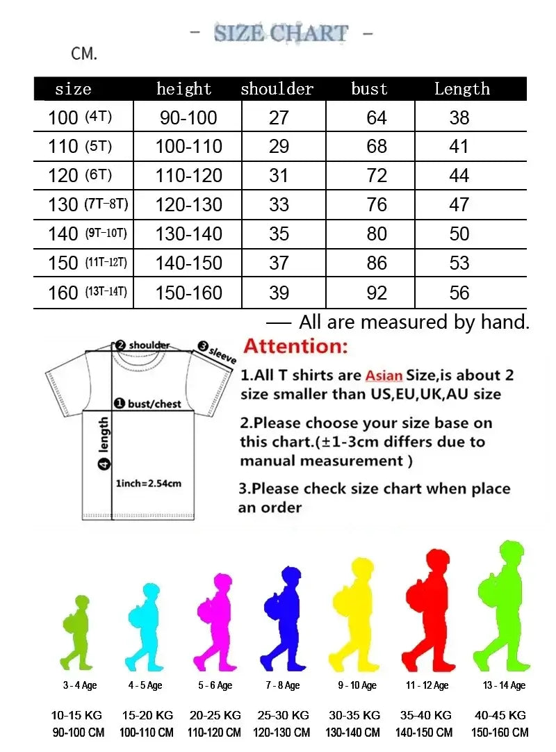 Camiseta azul de algodón para niños Fortress Night, manga corta, diseño kawaii de dibujos animados para niño y niña, ropa de verano, regalo