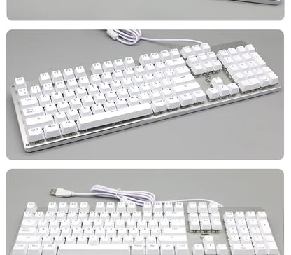 104 Teclas Keycaps Retroiluminadas Coreano Francês Russo Espanhol Alemão para Teclado Mecânico com Switch MX, Perfil OEM, Teclas ABS DIY