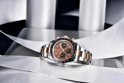Relógio cronógrafo para homem PAGANI DESIGN – Relógio de pulso de luxo com movimento de quartzo, luminoso e estanque.