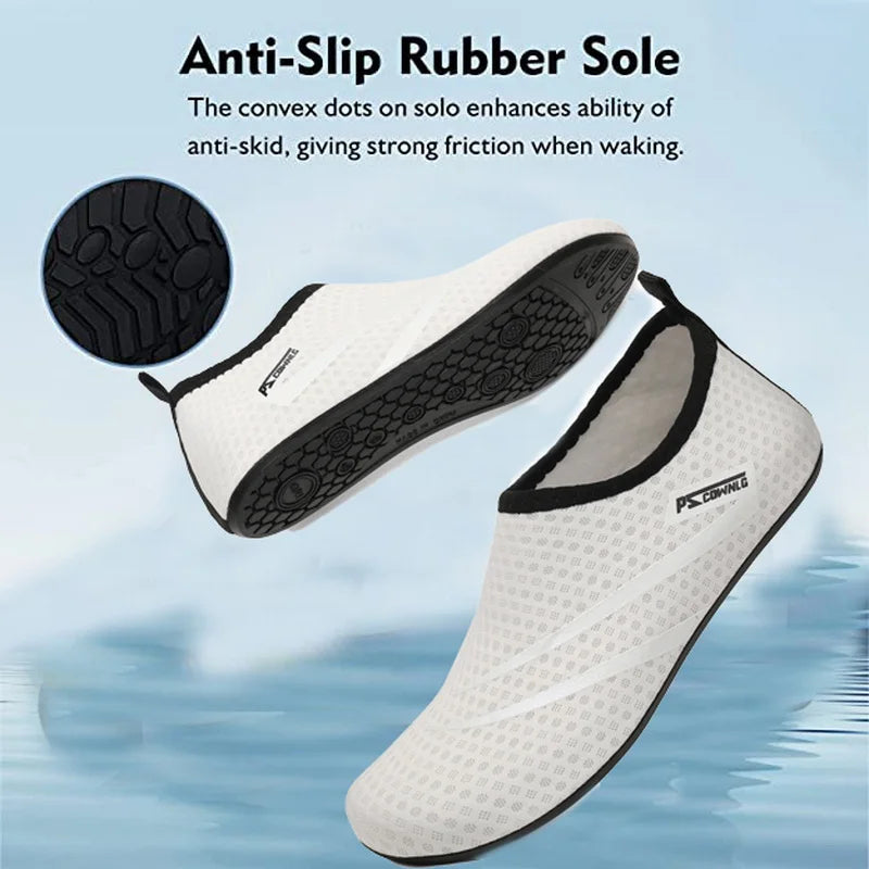 Diving shoes for women, aqua shoes for men, beach swimming water sport socks, barefoot sneakers for fitness, dance, swim, surfing, snorkeling