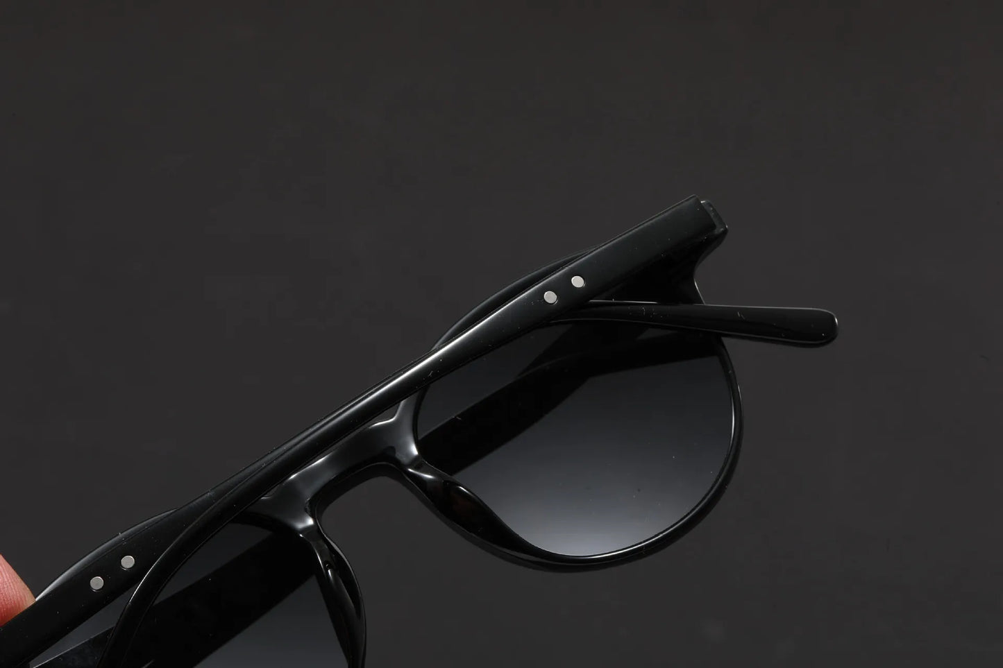 GENEVIEVE Simple Geometric Round Frame Design Women Men Polarized Sunglasses UV Protection Customizable Prescription 1080