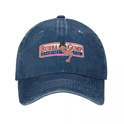 Bubba Gump Forest Shrimp Seafood Baseball Cap  Men Women Hip Hop Hats Sun Protection Outdoor Sports Baseball Caps Gift