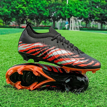 New Men’s Match Unisex Soccer Shoes Outdoor Adult Cleats Ultralight Football Boots Sport Non-Slip Comfortable Grass High-Quality