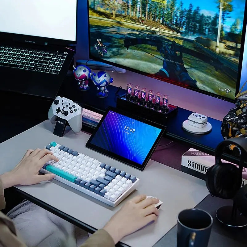 Tastiera meccanica MACHENIKE K500 cablata da gaming K500-B94 Hot Swappable, 94 tasti, layout 90%, retroilluminazione RGB per PC e laptop